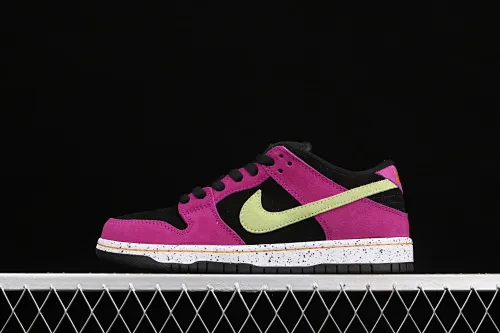 All Categories Nk SB Dunk Series Nk SB Dunk Low Low-top Shoes Nk Dunk SB Low SP Black Rose Red Retro Low-top Casual Sports Skateboard Shoes BQ6817-501